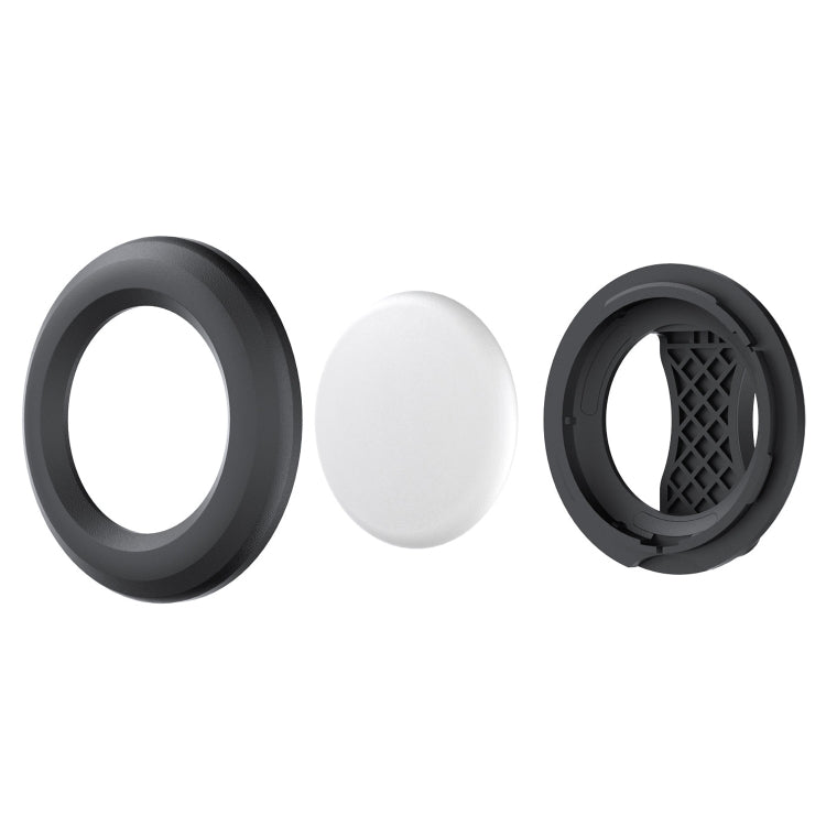 2pcs For AirTag Spring Clip Anti-lost Device Anti-fall Protective Cover, Black, White, Pink, Royal Blue