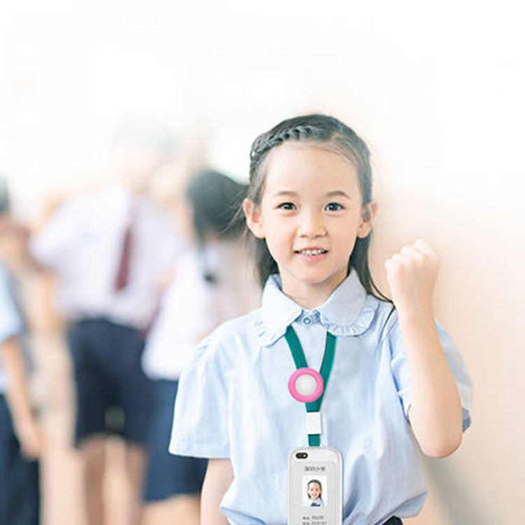 2pcs For AirTag Spring Clip Anti-lost Device Anti-fall Protective Cover, Black, White, Pink, Royal Blue