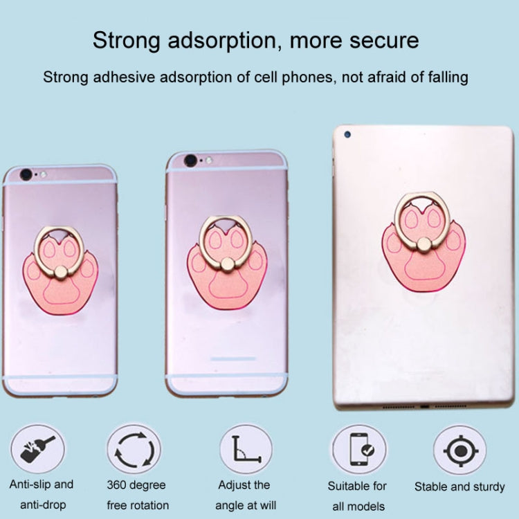 Multifunctional Metal Cartoon Cats Claw Cell Phone Ring Holder