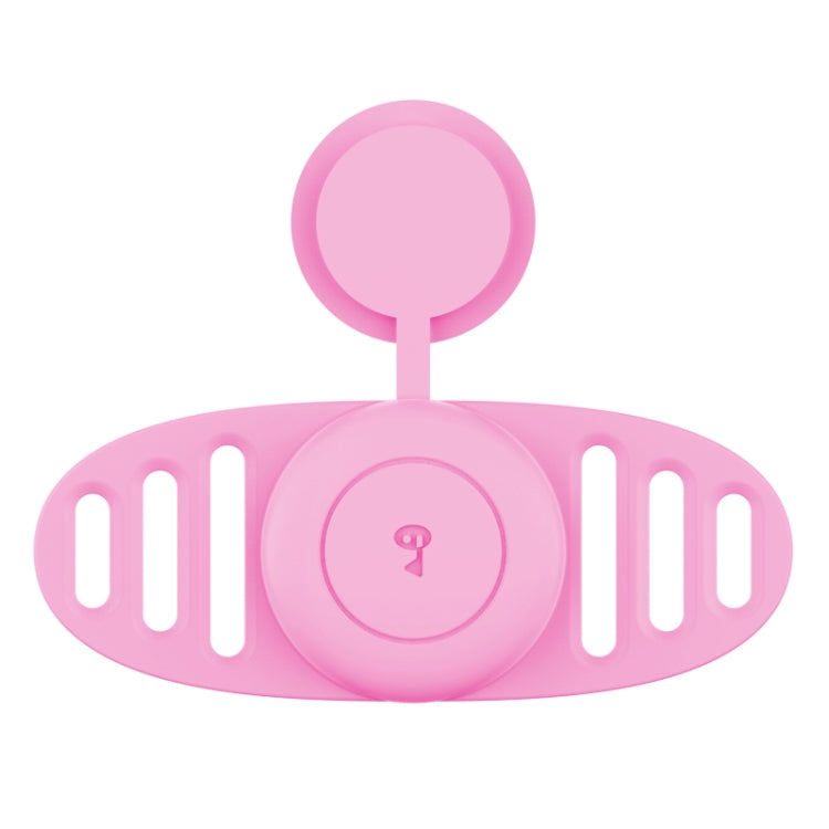 For AirTag 2nd Gen / AirTag 1st Gen Binaural Cover Waterproof Tracker Case Pet Collar Locator Silicone Cover, Black, White, Red, Pink, Yellow, Matcha Green, Light Purple, Violet Purple, Mint Green, Light Blue, Luminous Pink, Luminous Green, Luminous Blue