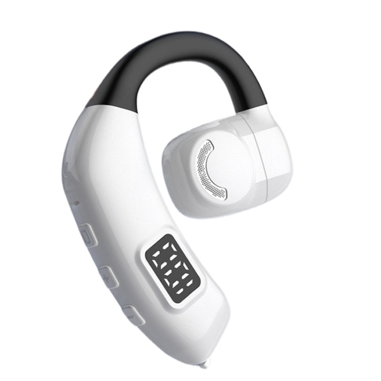 Bluetooth Headset Digital Display Hanging Ear OWS Stereo Sports Earbuds, X30 Orange, X30 Black, X30 White