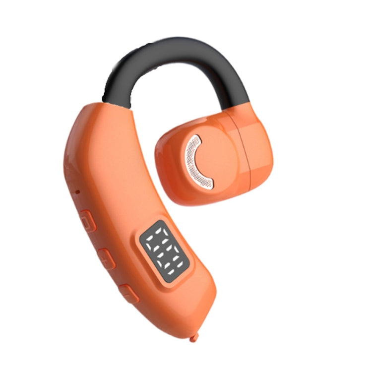 Bluetooth Headset Digital Display Hanging Ear OWS Stereo Sports Earbuds, X30 Orange, X30 Black, X30 White