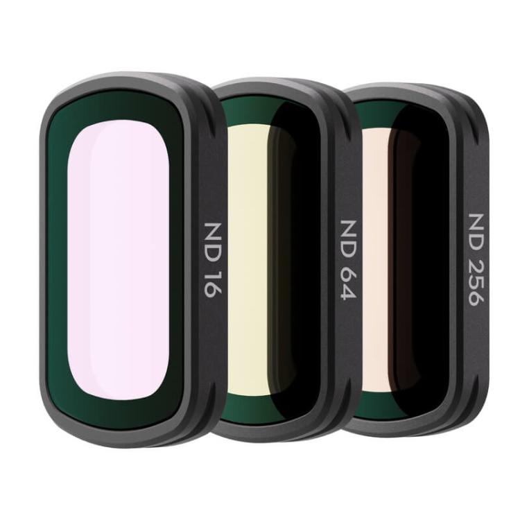 Original DJI Osmo Pocket 3 Magnetic ND Filter Set (ND16 / ND64 / ND256), ND Filter Set