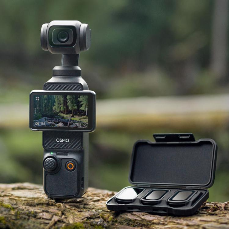 Original DJI Osmo Pocket 3 Magnetic ND Filter Set (ND16 / ND64 / ND256), ND Filter Set