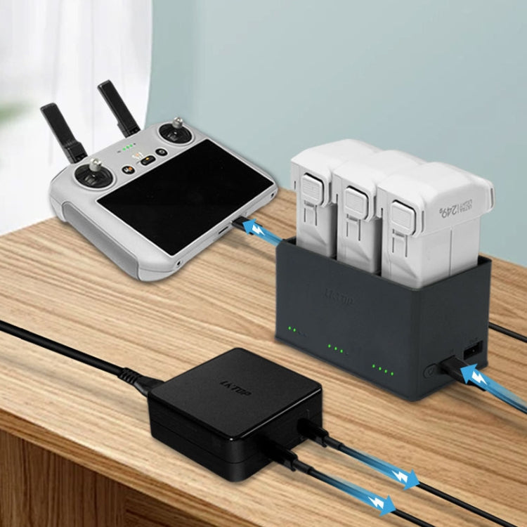 For DJI Mini 4 Pro / Mini 3 Pro Drone LKTOP 100W Two Way Charging Hub, 100W