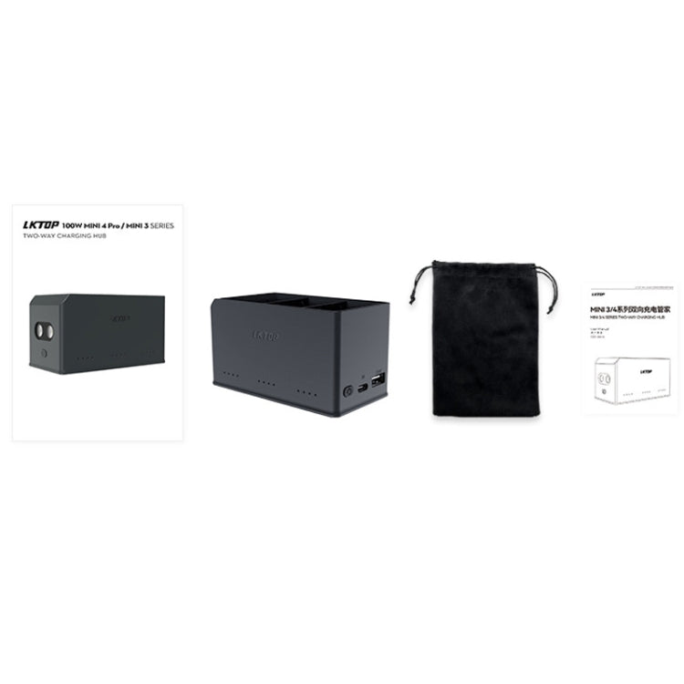 For DJI Mini 4 Pro / Mini 3 Pro Drone LKTOP 100W Two Way Charging Hub, 100W