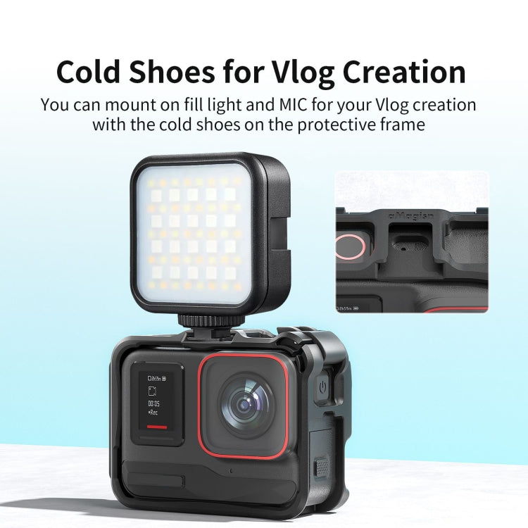 For Insta360 Ace / Ace Pro aMagisn Rabbit Cage Border Sports Camera Accessories, ABS