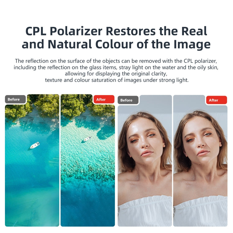 For DJI Osmo Pocket 3 aMagisn HD Double Sided Coated Filters Sports Camera Protective Goggles, CPL, ND16+ND64+ND256 + CPL, ND16+ND64+ND256+ND1000