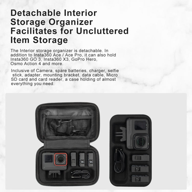 For Insta360 Ace / Ace Pro aMagisn Small Organizer Bag Sports Camera Protective Accessories, For Insta360 Ace / Ace Pro