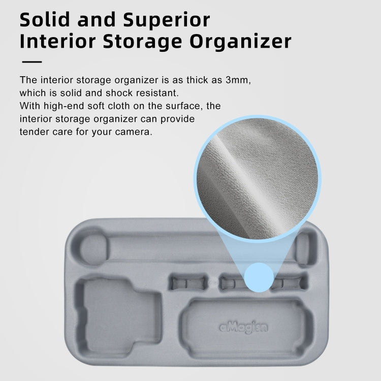 For DJI Osmo Action 4 aMagisn Medium Storage Pack Protection Movement Camera Accessories, For DJI Osmo Action 4