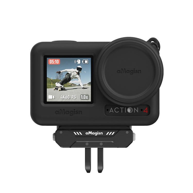 For DJI Osmo Action 4 / 3 aMagisn Magnetic Fast Disassembly Motion Camera Accessories