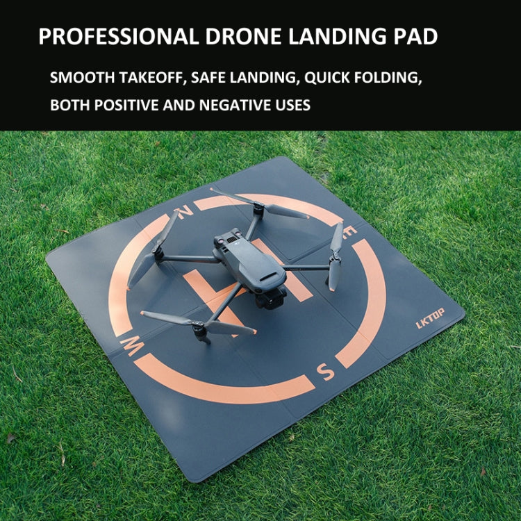 Drone Universal Landing Pad Double-sided Waterproof Foldable RC Aircraft Launch Mat, LKTOP 50cm, LKTOP 65cm