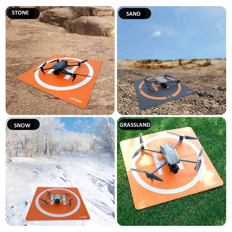 Drone Universal Landing Pad Double-sided Waterproof Foldable RC Aircraft Launch Mat, LKTOP 50cm, LKTOP 65cm