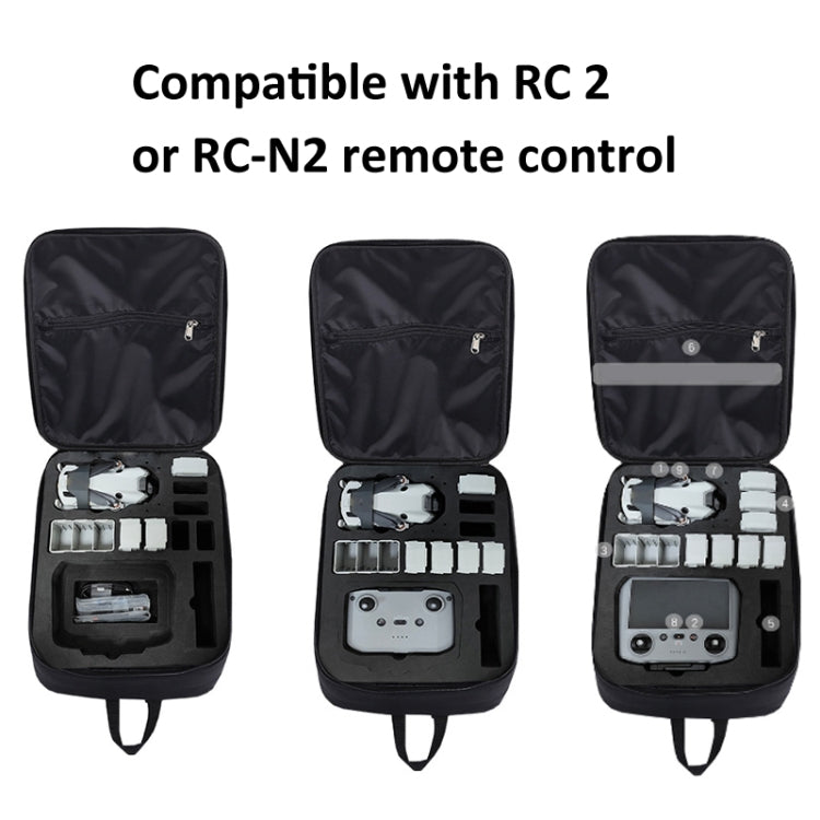 For DJI  Mini 4 PRO Backpack EVA Hard Shell Storage Bag, M4-007