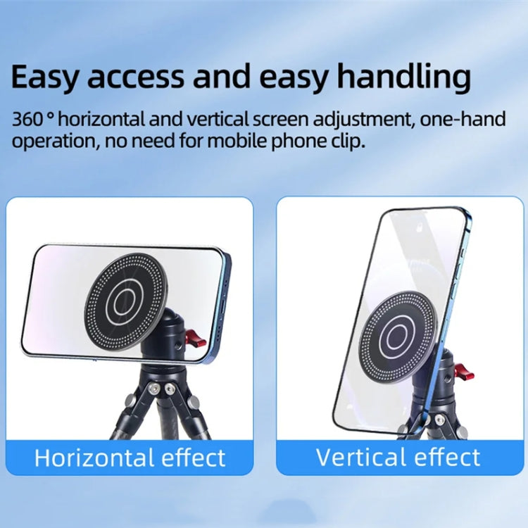 Magnetic Phone Holder with 1/4 Inch Hole for Tripod Magic Arm, with 1/4 Inch Hole