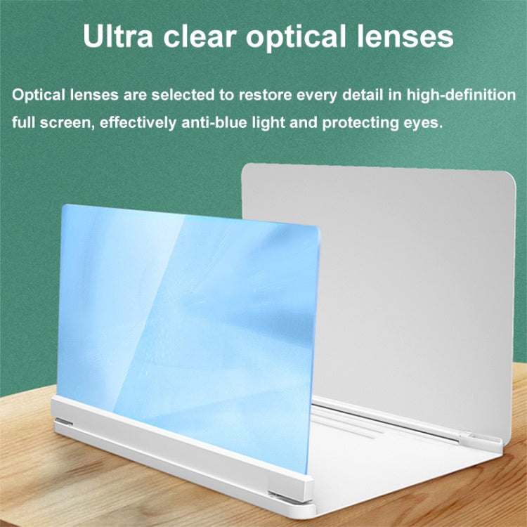 Portable Folding Phone Screen Amplifier HD Anti-Blue Light Magnifying Glass, 10 inch, 12 inch