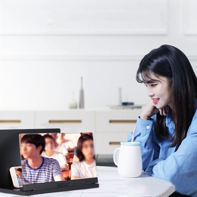 Portable Folding Phone Screen Amplifier HD Anti-Blue Light Magnifying Glass, 10 inch, 12 inch