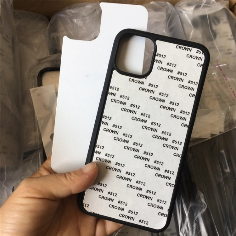 10PCS 2D Blank Sublimation Phone Case, For iPhone 15 Pro, For iPhone 15