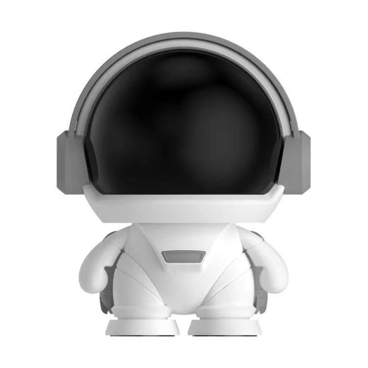 Mini Astronaut Portable Smart Subwoofer Bluetooth Speaker, White Gray, Platinum, Platinum Light Model