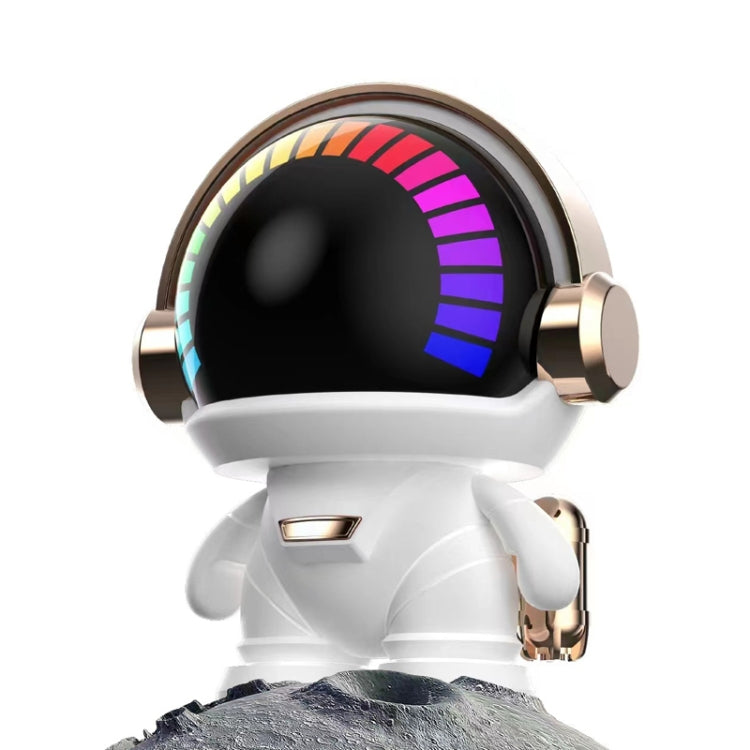 Mini Astronaut Portable Smart Subwoofer Bluetooth Speaker, White Gray, Platinum, Platinum Light Model