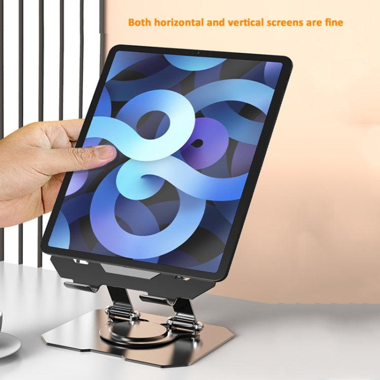 Metal Cooling Tablet Stand Rotatable Adjustable Base Support