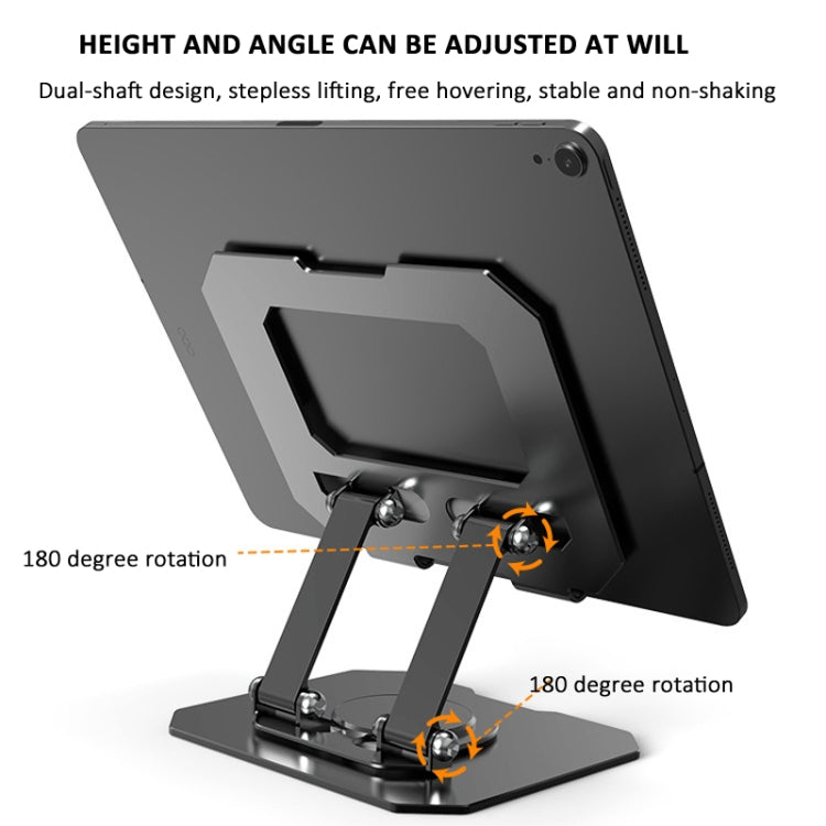 Metal Cooling Tablet Stand Rotatable Adjustable Base Support