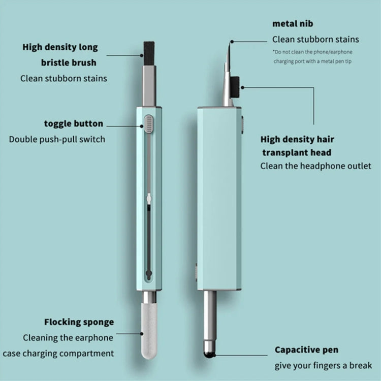 Headphone Keyboard Cleaning Kit with Capacitive Touch Pen, H912 Green, H912 Black, H912 White