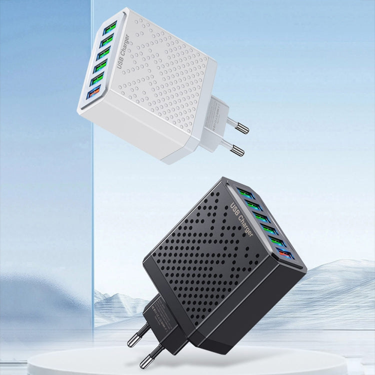 Chargeur de voyage USB multifonction à 6 ports, charge rapide, adaptateur secteur