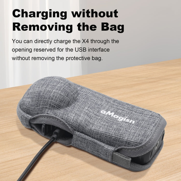 For Insta360 X4 aMagisn Storage Bag  Anti-scratch Carry Case, Body Bag