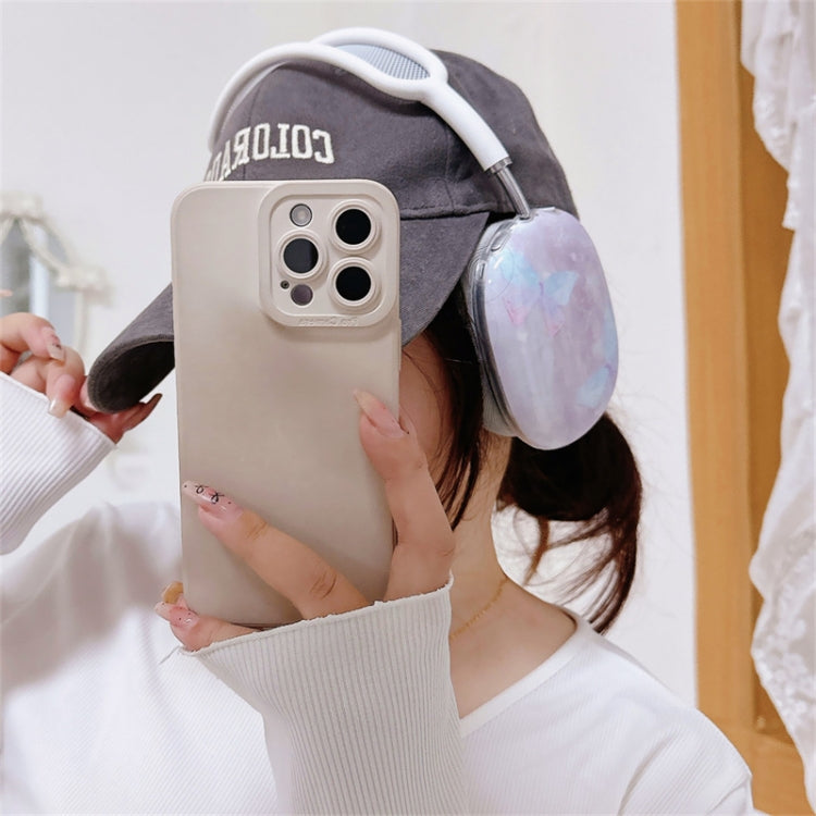 For AirPods Max 1Pair Marble Textured Butterfly Pattern Headphone Silicone Case, Butterfly