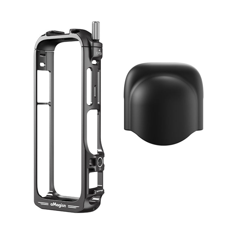 For Insta360 X4 aMagisn Metal Protective Housing Frame Quick Release Version, Quick Release Version