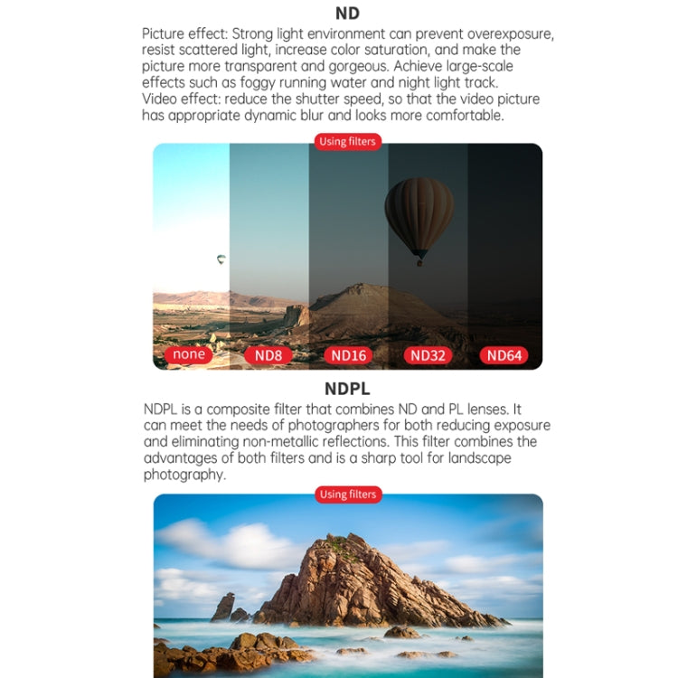 For DJI Avata 2 Traverser Filter Accessories Camera Scrim Polarizing Lens, JSR-2050-01 MCUV, JSR-2050-04 CPL, JSR-2050-05 ND8, JSR-2050-06 ND16, JSR-2050-07 ND32, JSR-2050-08 ND64, JSR-2050-09 ND256, JSR-2050-10 ND8PL, JSR-2050-11 ND16PL���������������...