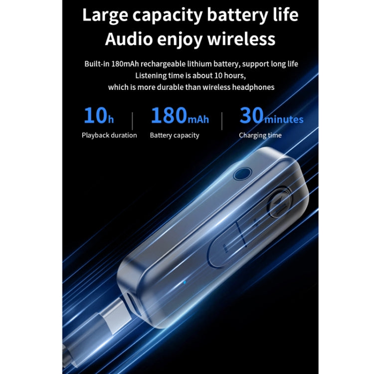 2 In 1 AUX Bluetooth 5.3 Receiver Transmitter USB Audio Adapter, C28