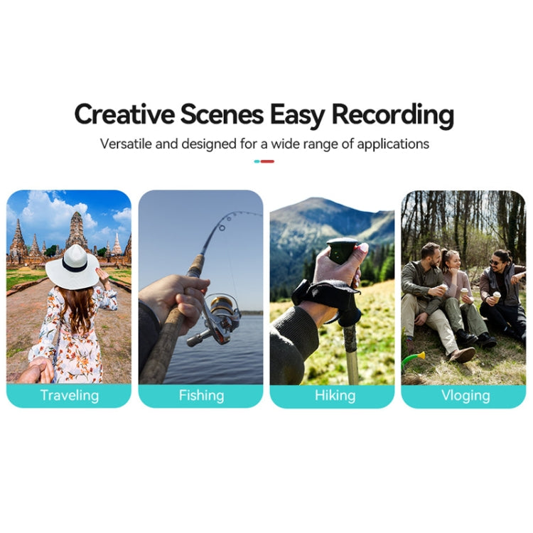 TELESIN Quick Release Universal Backpack Clip Magnetic Backpack Mounting Bracket