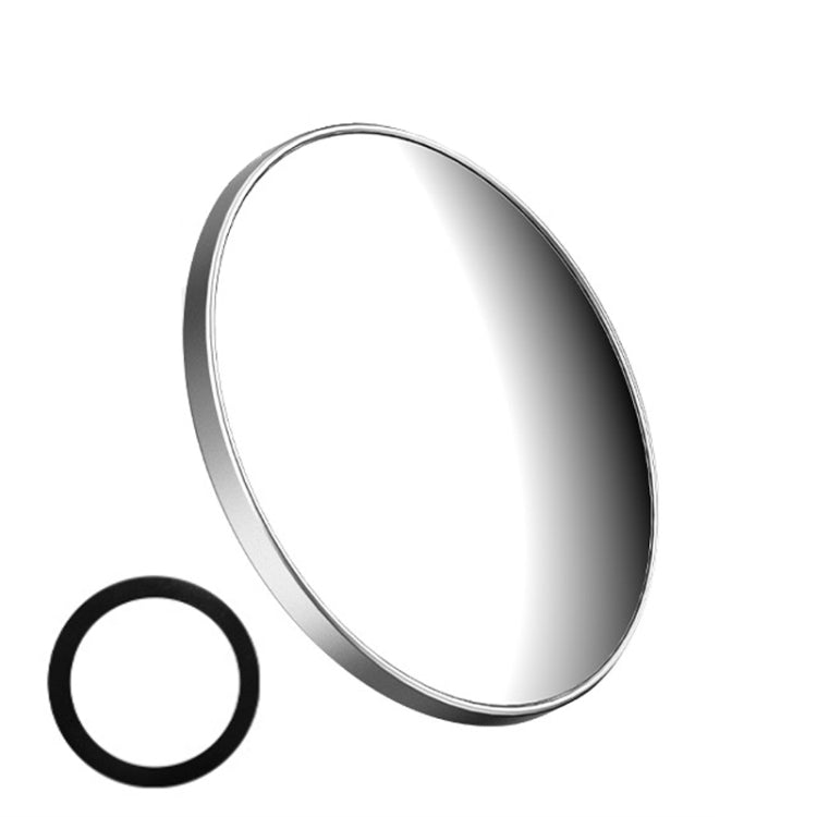 Mobile Phone Rear Camera Magnetic Selfie Mirror HD Reflective Phone Reference Mirror, Magnetic Silver