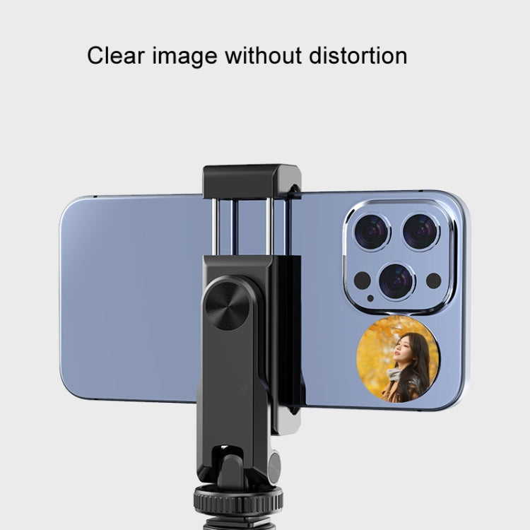 Mobile Phone VLOG Selfie Small Mirror Live Photography Rear Reference Mirror With Storage Box, Paste