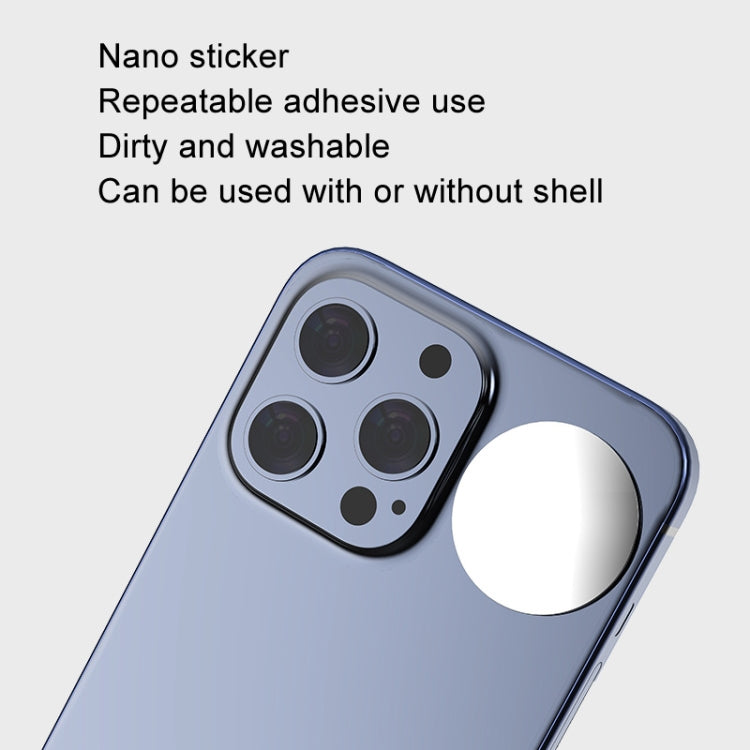 Mobile Phone VLOG Selfie Small Mirror Live Photography Rear Reference Mirror With Storage Box, Paste