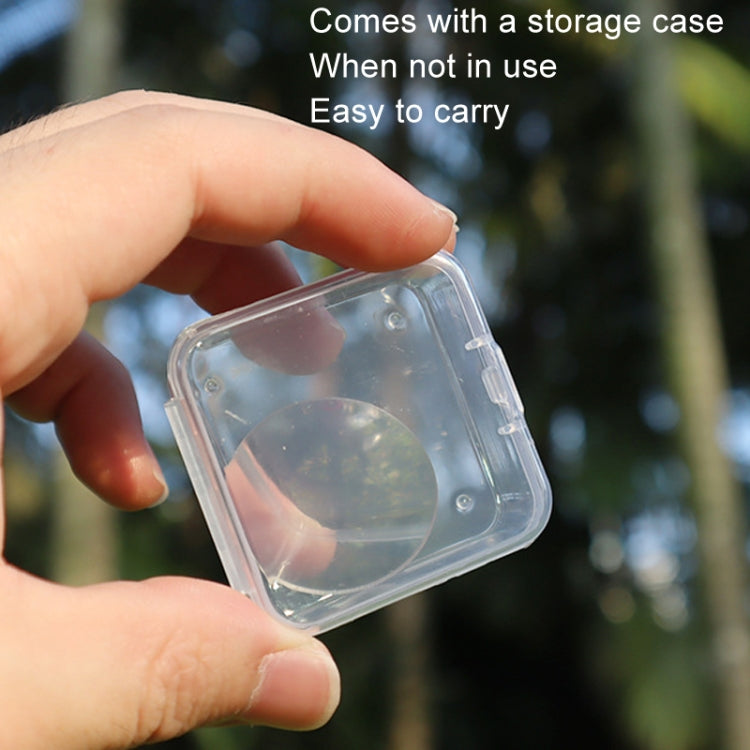 Mobile Phone VLOG Selfie Small Mirror Live Photography Rear Reference Mirror With Storage Box, Paste