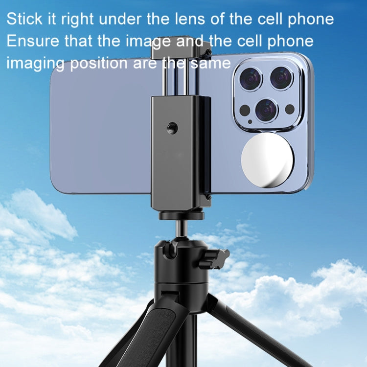 Mobile Phone VLOG Selfie Small Mirror Live Photography Rear Reference Mirror With Storage Box, Paste