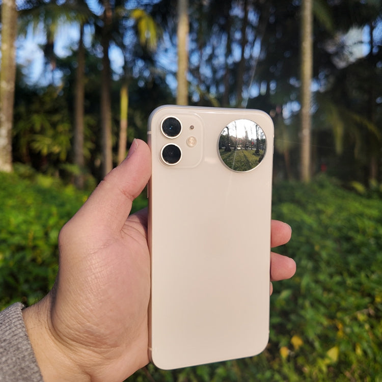 Mobile Phone VLOG Selfie Small Mirror Live Photography Rear Reference Mirror With Storage Box, Paste