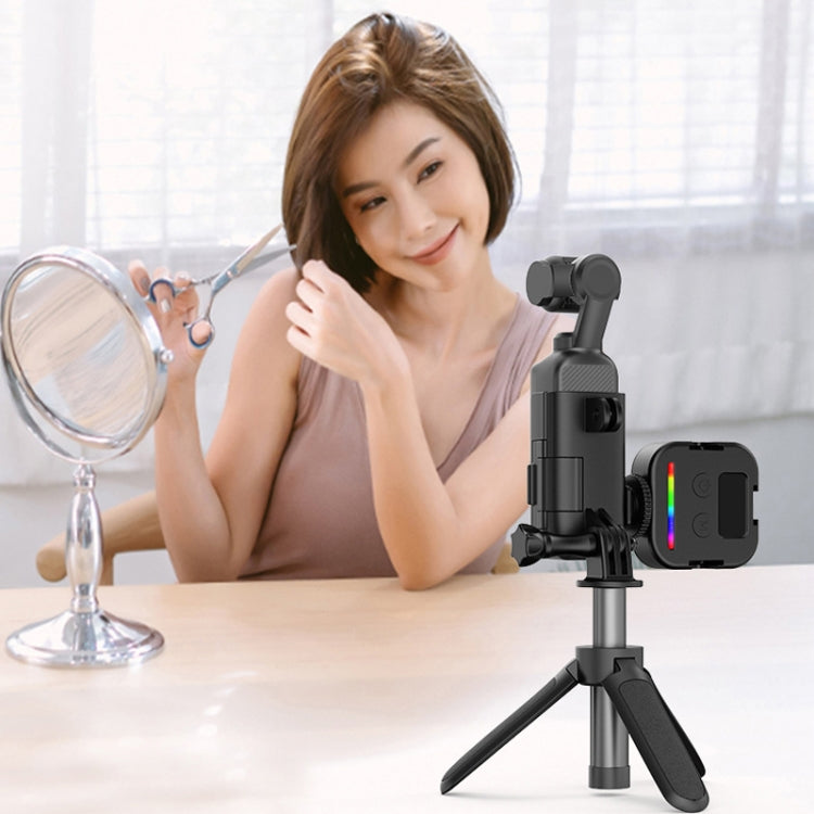 For DJI Osmo Pocket 3 HEPAIL Extended Adapter Protective Bezel Extension Handle Cold Shoe Adapter Bracket