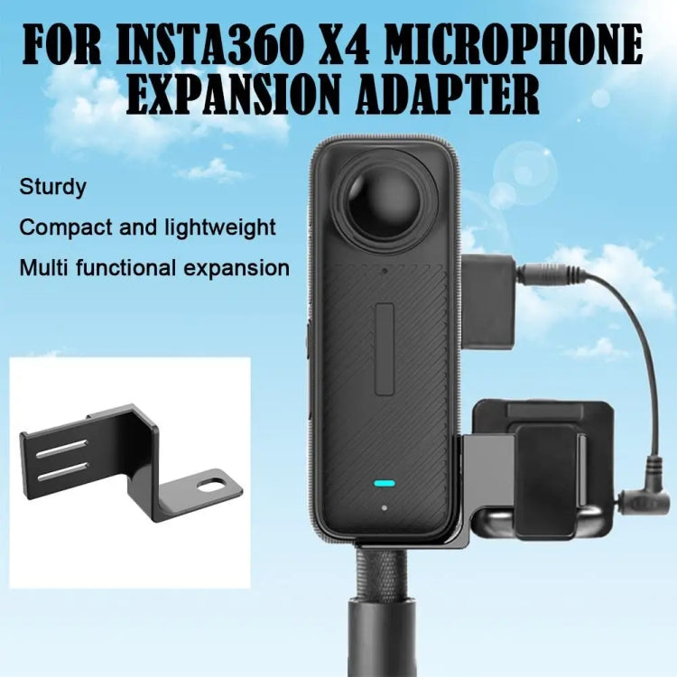 For Insta360 X4  Microphone Extension Adapter Camera Accessories, Microphone Extension
