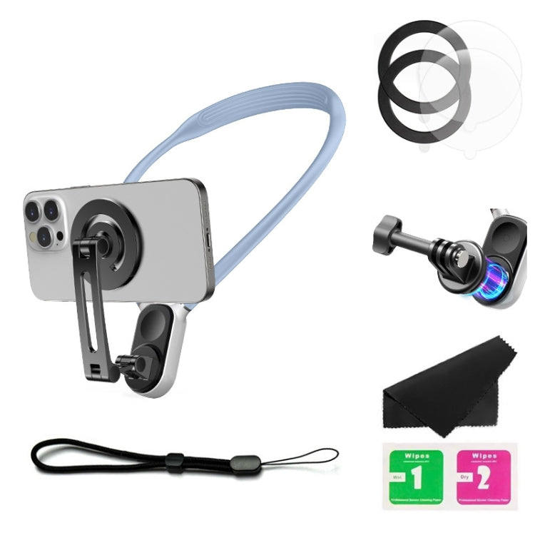 Magnetic Hanging Neck Holder For Mobile Phones/Action Cameras