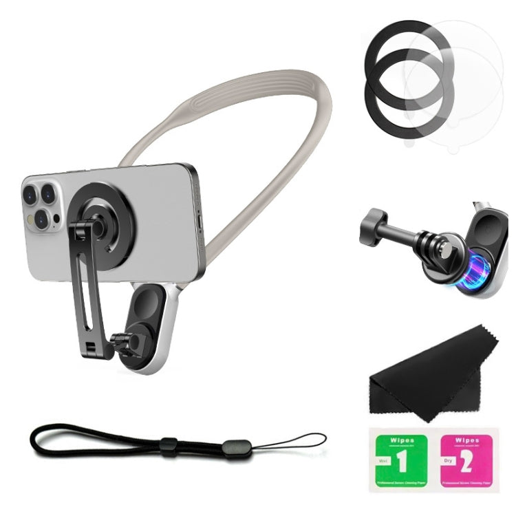 Magnetic Hanging Neck Holder For Mobile Phones/Action Cameras
