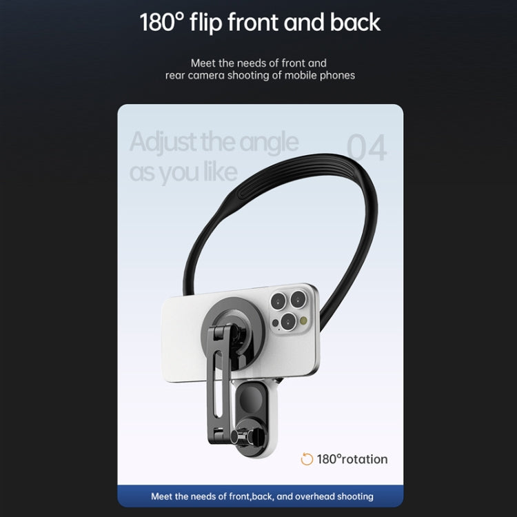 Magnetic Hanging Neck Holder For Mobile Phones/Action Cameras