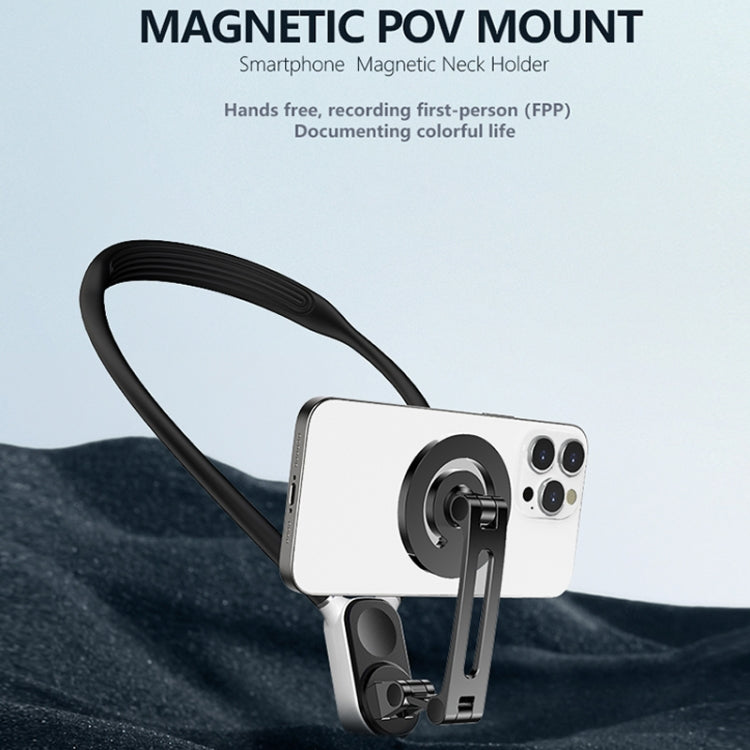 Magnetic Hanging Neck Holder For Mobile Phones/Action Cameras