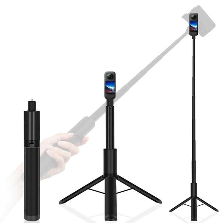 1.22m For Insta360 One X Retractable Integrated Camera Panoramic Invisible Selfie Stick Tripod, 1.22m For Insta360 One X