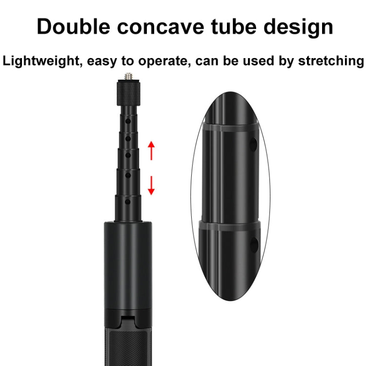 1.22m For Insta360 One X Retractable Integrated Camera Panoramic Invisible Selfie Stick Tripod, 1.22m For Insta360 One X