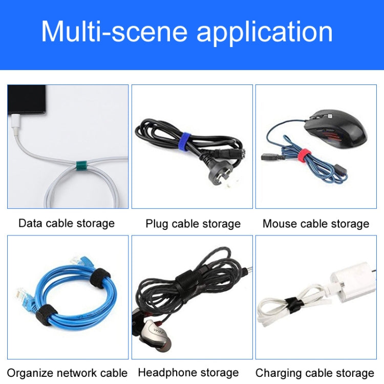 20pcs Plug Organizer Power Cord Organizing Strap Nylon Fixed P-Type Ties, 10 x 100mm