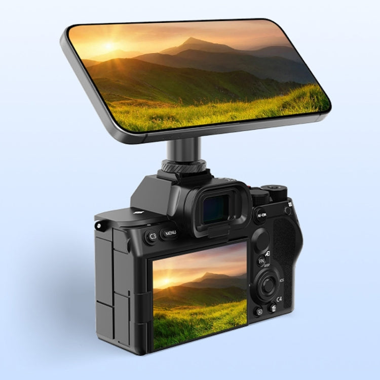 HEPAIL Magsafe Magnetic Mobile Phone Bracket Metal Gimbal Stand, Cold Boot Base, Magnetic Base